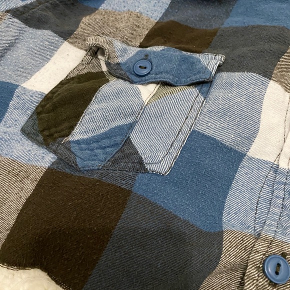 Crop Top & Skirt Set Cozy Upcycled Flannel Recycled Girls Women’s Fall Festival - Picture 2 of 5